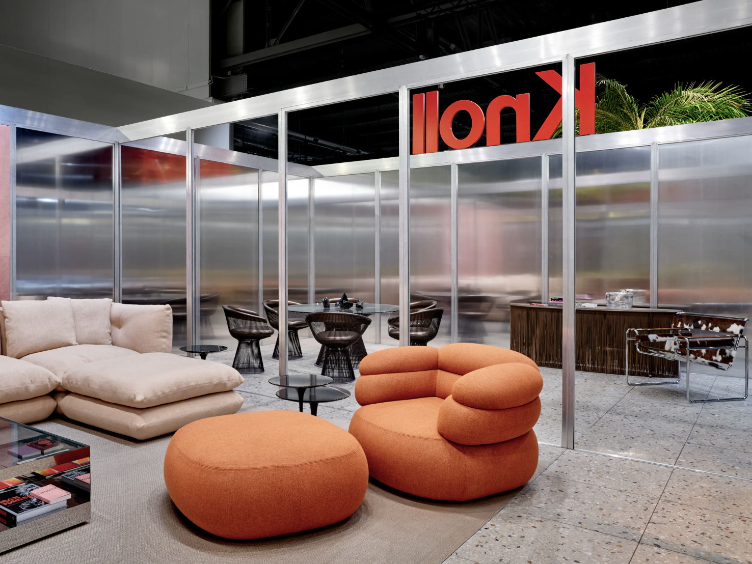 Biboni Lounge Chair and Ottoman by Johnston Marklee. Courtesy of Knoll.