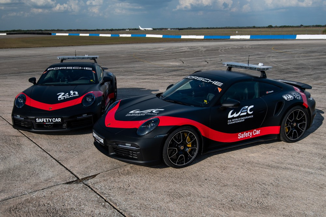 Porsche sends two 911 Turbo S on a world tour as safety cars