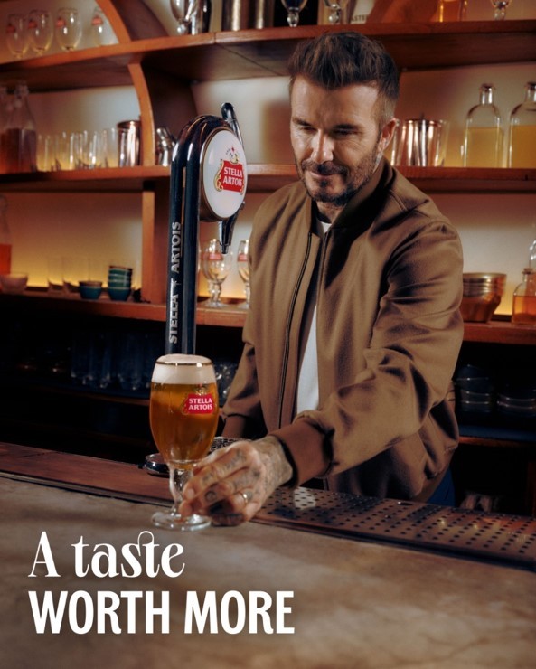 Preview: AB InBev onderstreept belang Stella Artois door nieuwe campagne met David Beckham