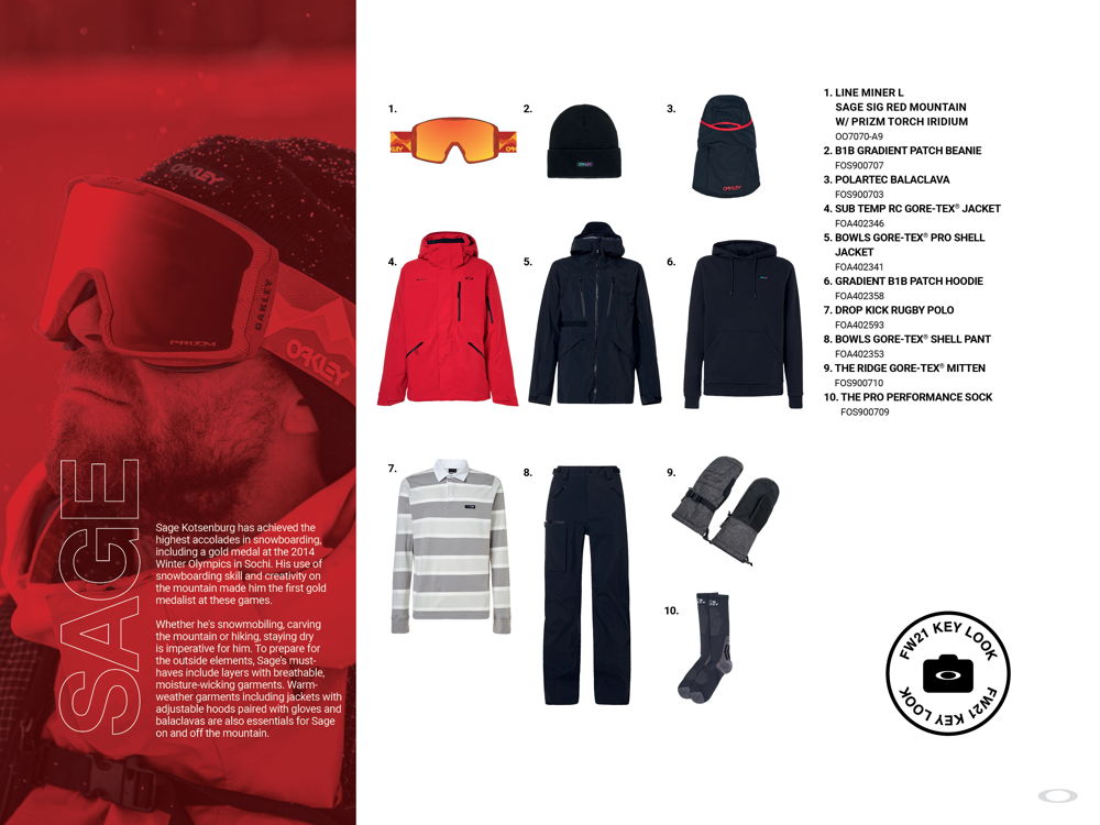 OAKLEY SAGE KOTSENBURG - KEY LOOK