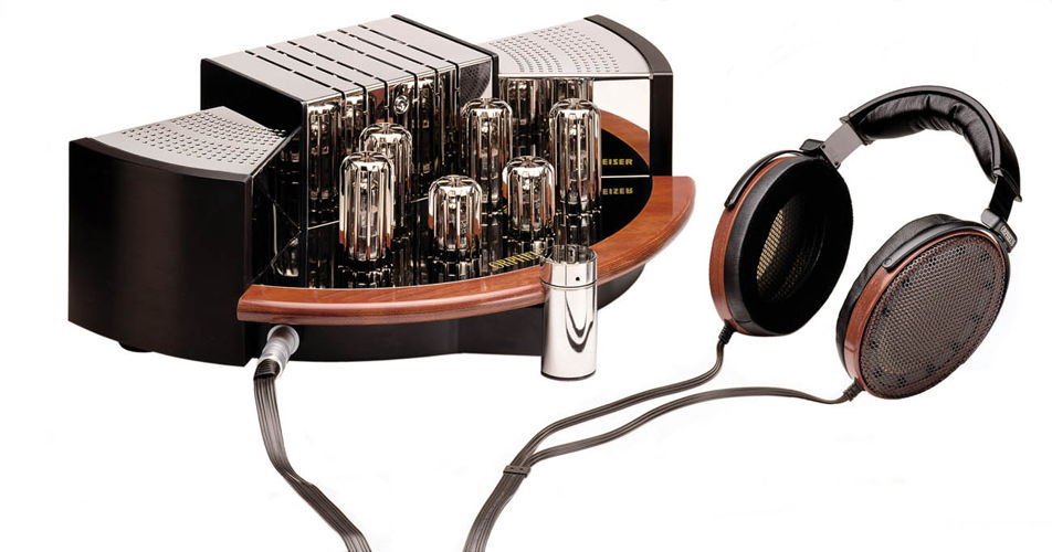 The best headphones in the world, the electrostatic "Orpheus" with tube amplifier.