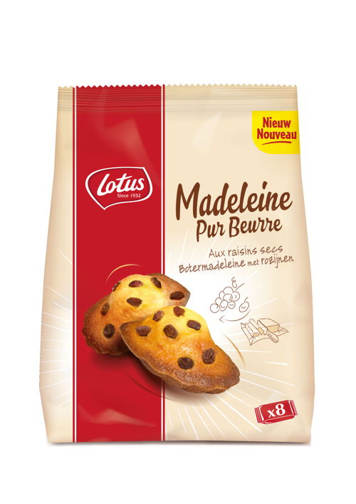 Madeleine Pur Beurre raisins 31g x 8