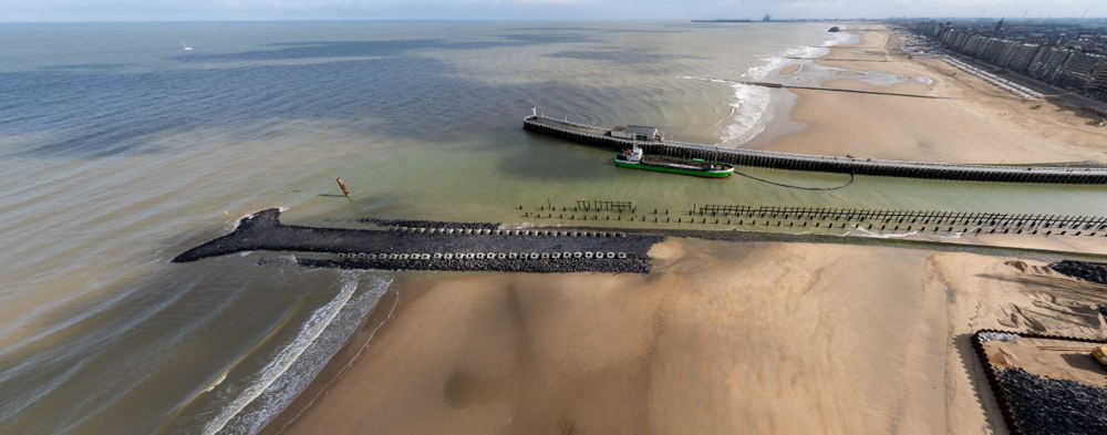 Project Blankenberge in opbouw