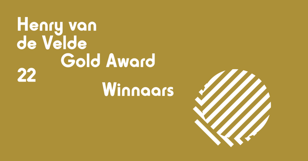 Press info: Gold for these Henry van de Velde Awards winners!