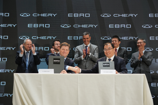 Chery Automobile kondigt productie aan op Europese bodem