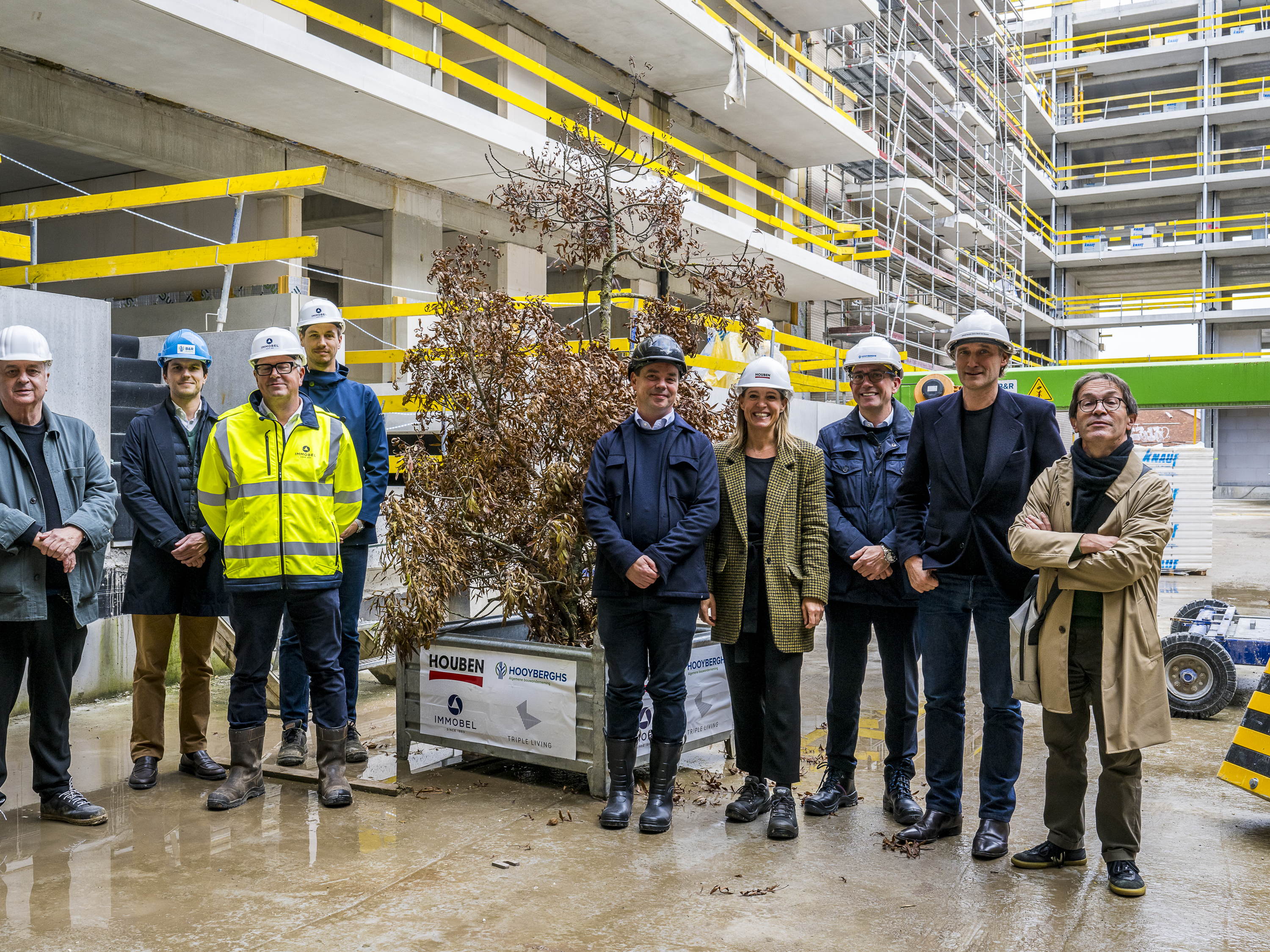 Eerste woonproject in de vernieuwde Antwerpse Slachthuisbuurt bereikt hoogste punt