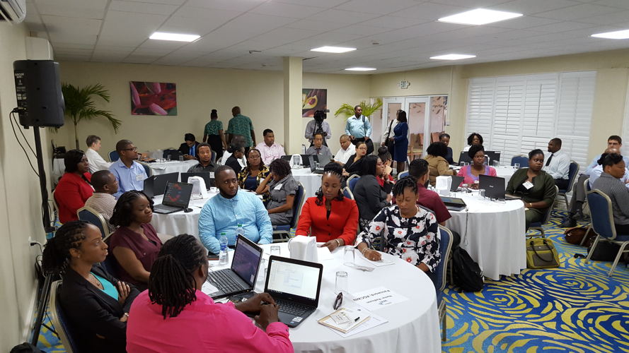 Participants awaiting the start of the workshop. - 