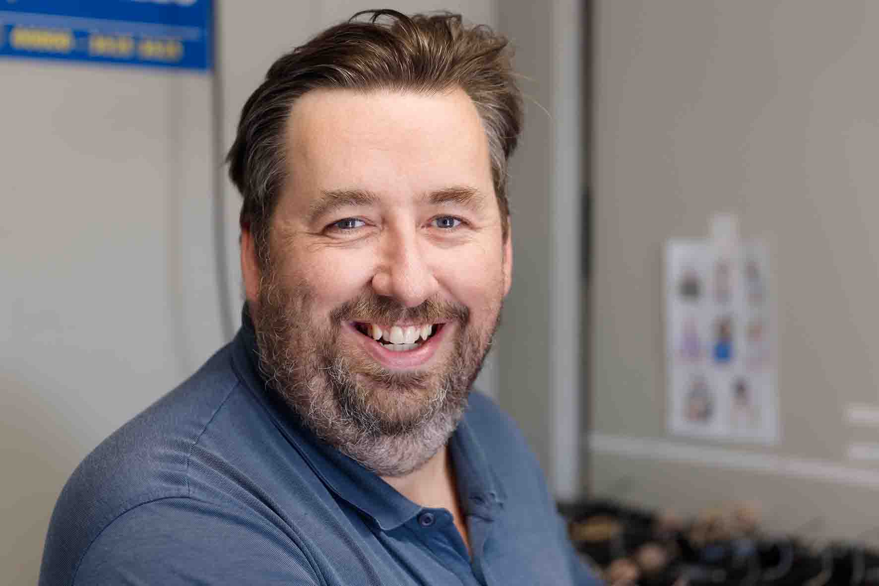 Kasper van der Spoel, RF manager for the Zummerbühne Kasper van der Spoel, RF manager for the Zummerbühne