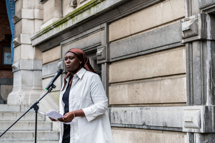 Speech districtschepen Aïssatou Cissé(c) Dries Luyten