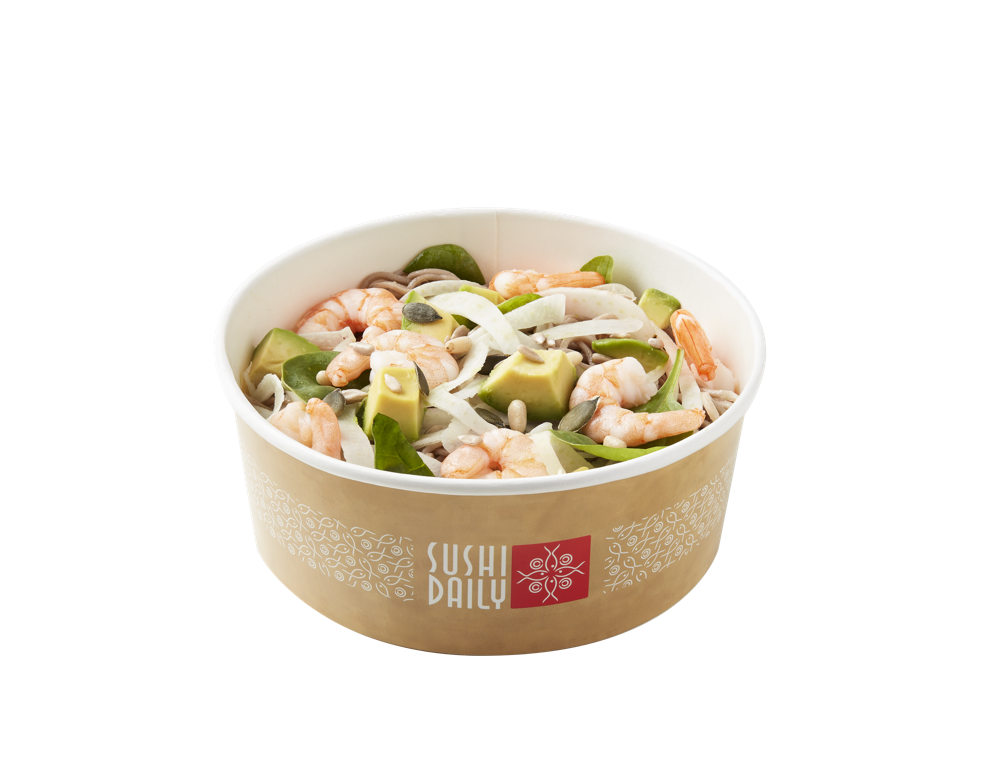 Salad Soba Prawns