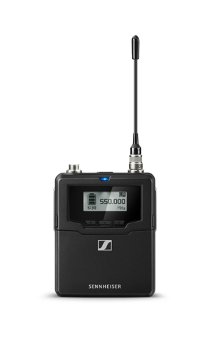 Reynolds Auditorium staff love the compact, rugged
metal chassis of the Sennheiser SK 6000 bodypack
transmitter. Durable enough to endure frequent
usage and small enough to be hidden out of sight in a
performer’s costume, the SK 6000 delivers a pristine
digital audio signal as part of the Digital 6000
wireless system. Reynolds Auditorium staff love the compact, rugged
metal chassis of the Sennheiser SK 6000 bodypack
transmitter. Durable enough to endure frequent
usage and small enough to be hidden out of sight in a
performer’s costume, the SK 6000 delivers a pristine
digital audio signal as part of the Digital 6000
wireless system.