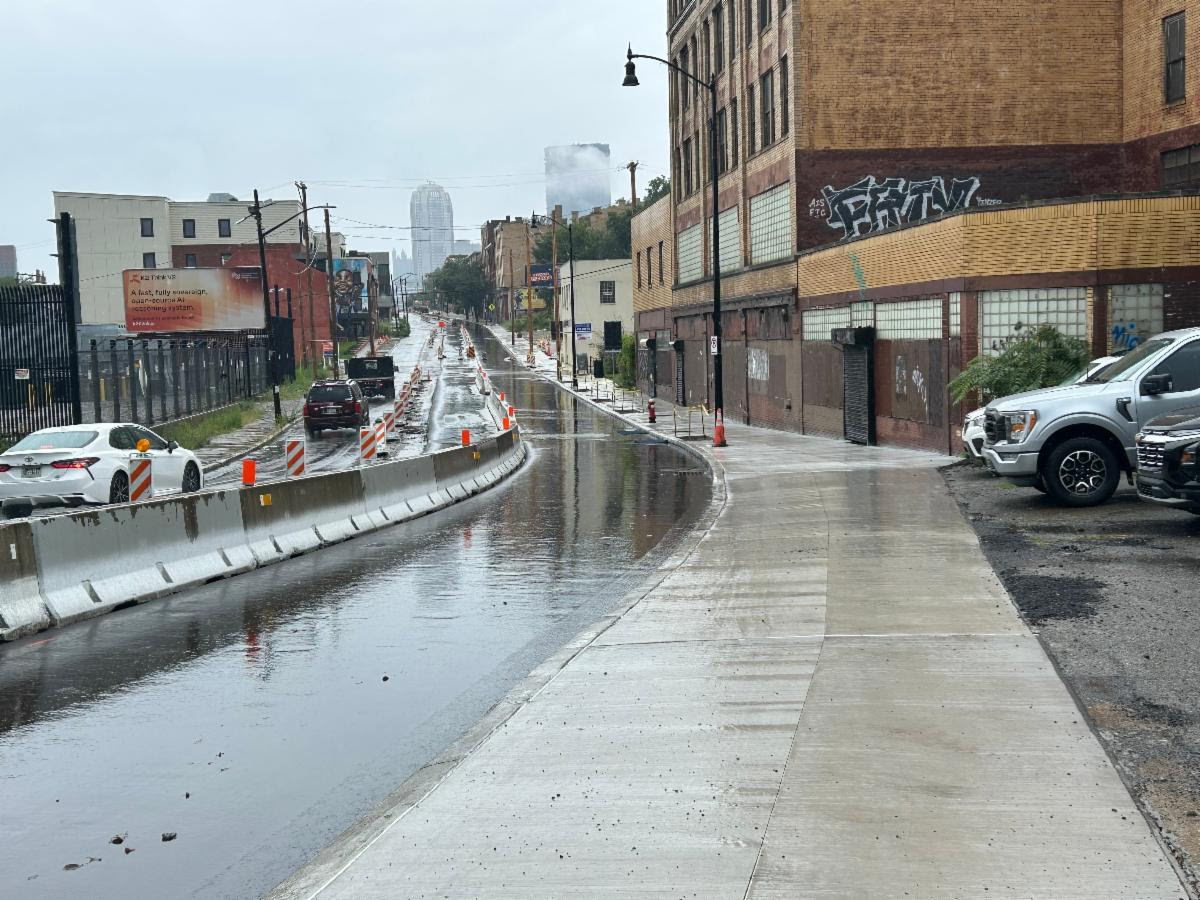 Construction Shifts to South Side of Fifth Avenue Near the Birmingham Bridge