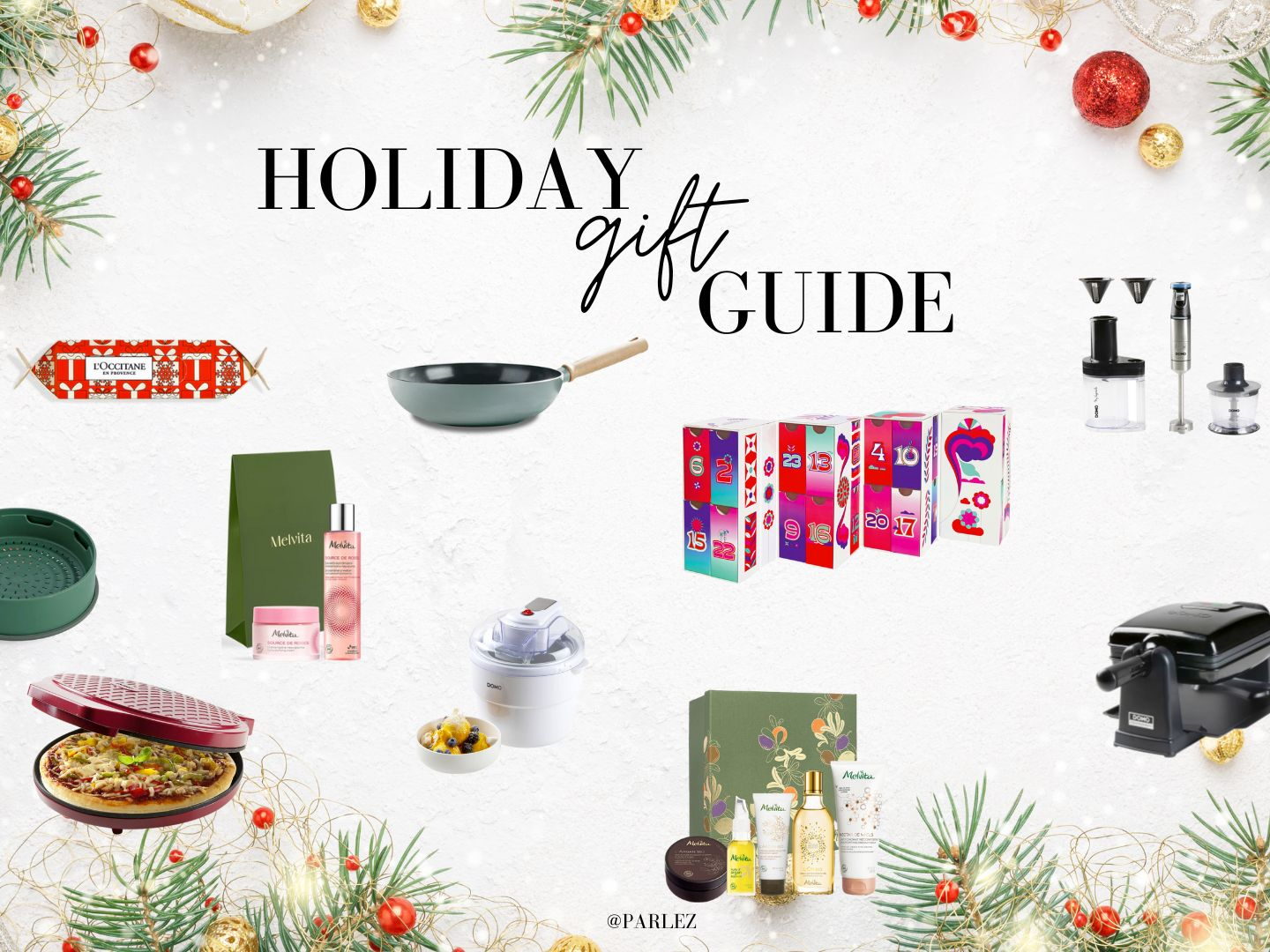 La fin de l'année approche : le gift guide de Parlez