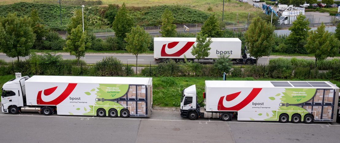 More double deck trailers to ensure eco-friendlier letter and parcel transport at bpost 