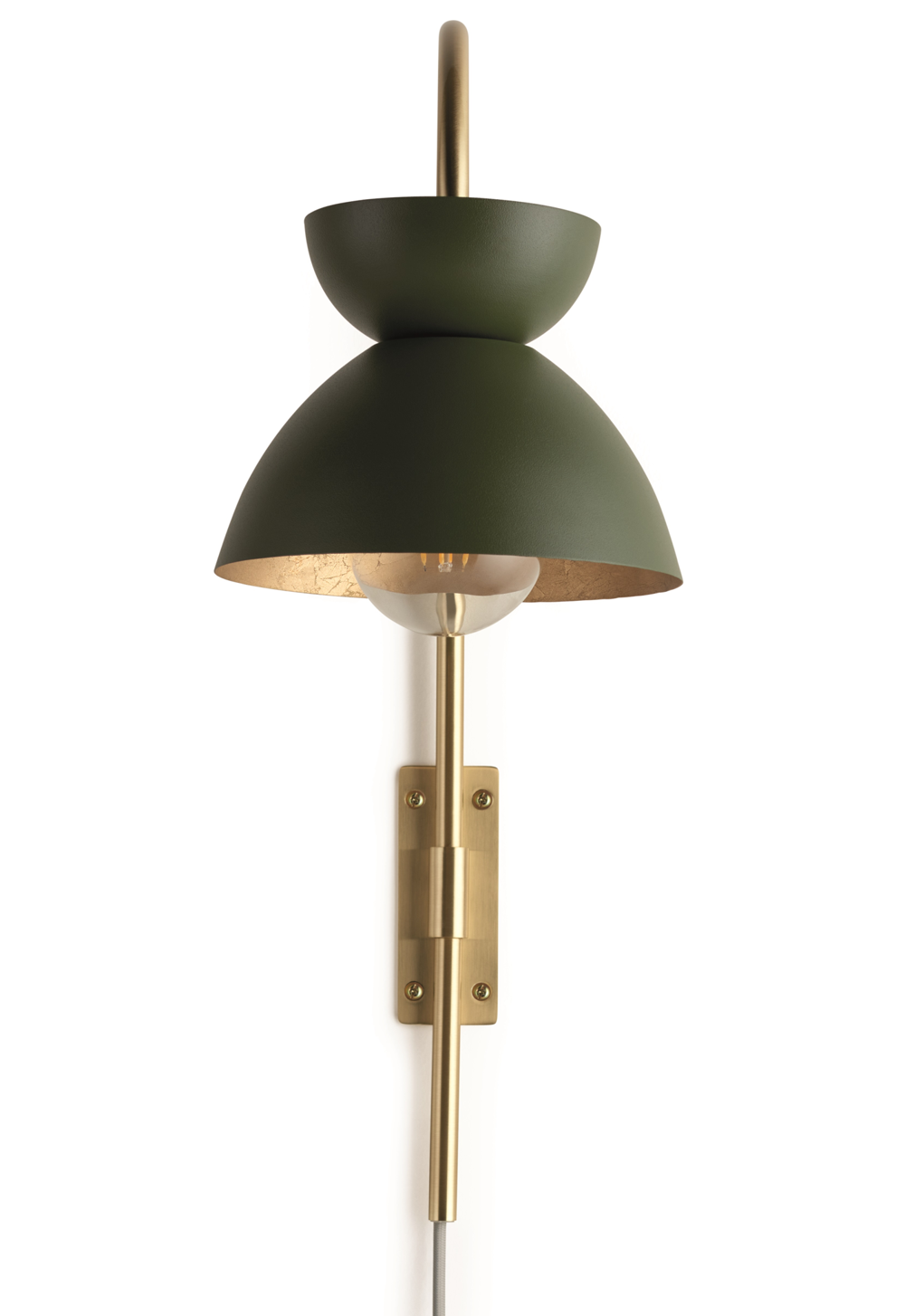 Habitat Citrine Marble & Brass Wall Light, £40