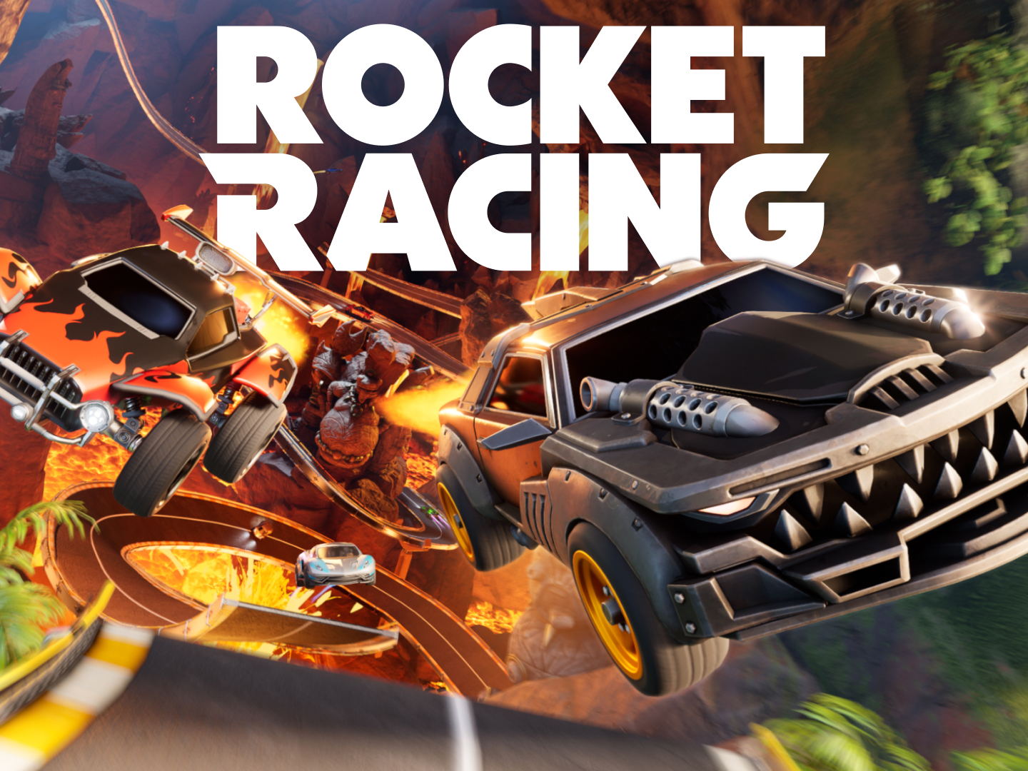 Faites chauffer le moteur pour la mise à jour « Enfer balnéaire » de Rocket Racing et le « Road Trip Estival » de Fortnite et Rocket League ! 
