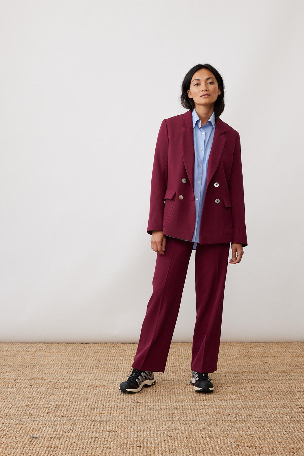 MARDI EDITIONS - Veste Géraldine Laine Framboise - 295€