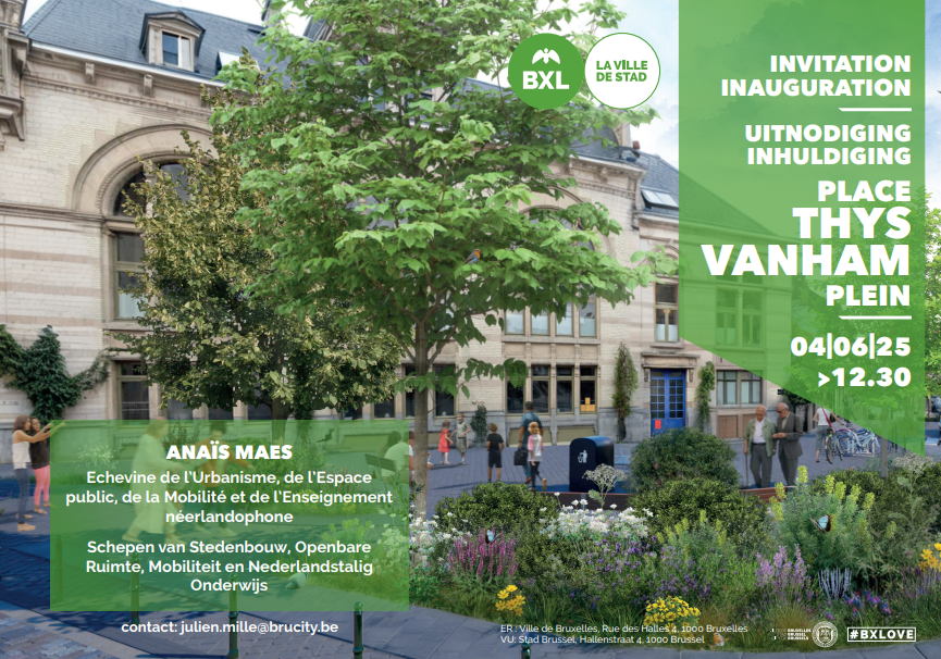 Uitnodiging inhuldiging 4/6 – Thys-Vanhamplein