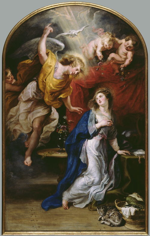 De Annunciatie-Peter Paul Rubens (c) Louis De Peuter en Michel Wuyts