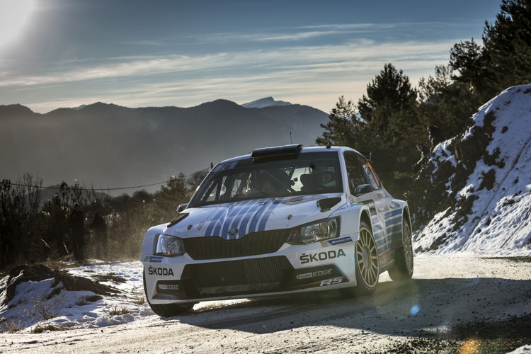 The second ŠKODA works driver Pontus Tidemand displayed potential at his first “Monte” and will be on the attack again on home soil with co-driver Jonas Andersson at the next WRC 2 rally in Sweden.