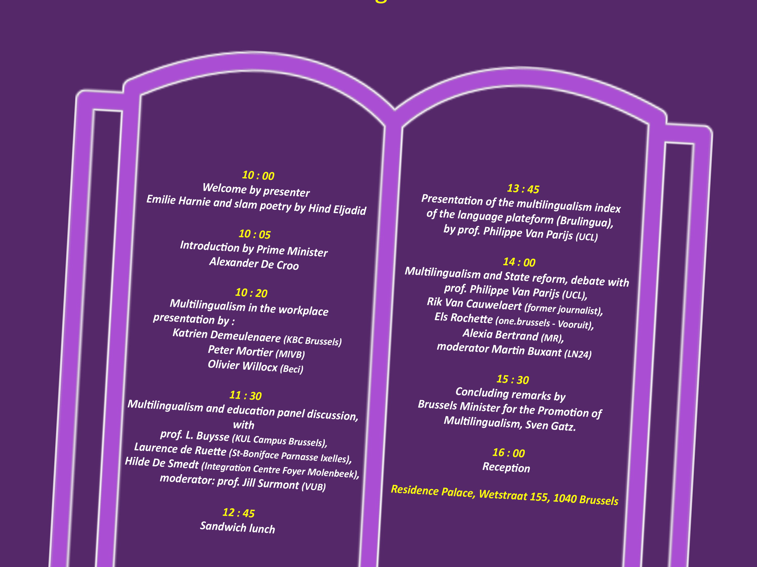Invitation for the press: Study day on multilingualism