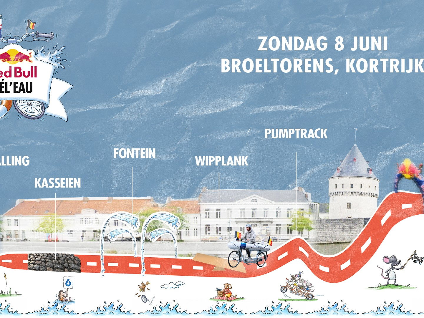 DIT IS HET PARCOURS VAN RED BULL VÉL'EAU!