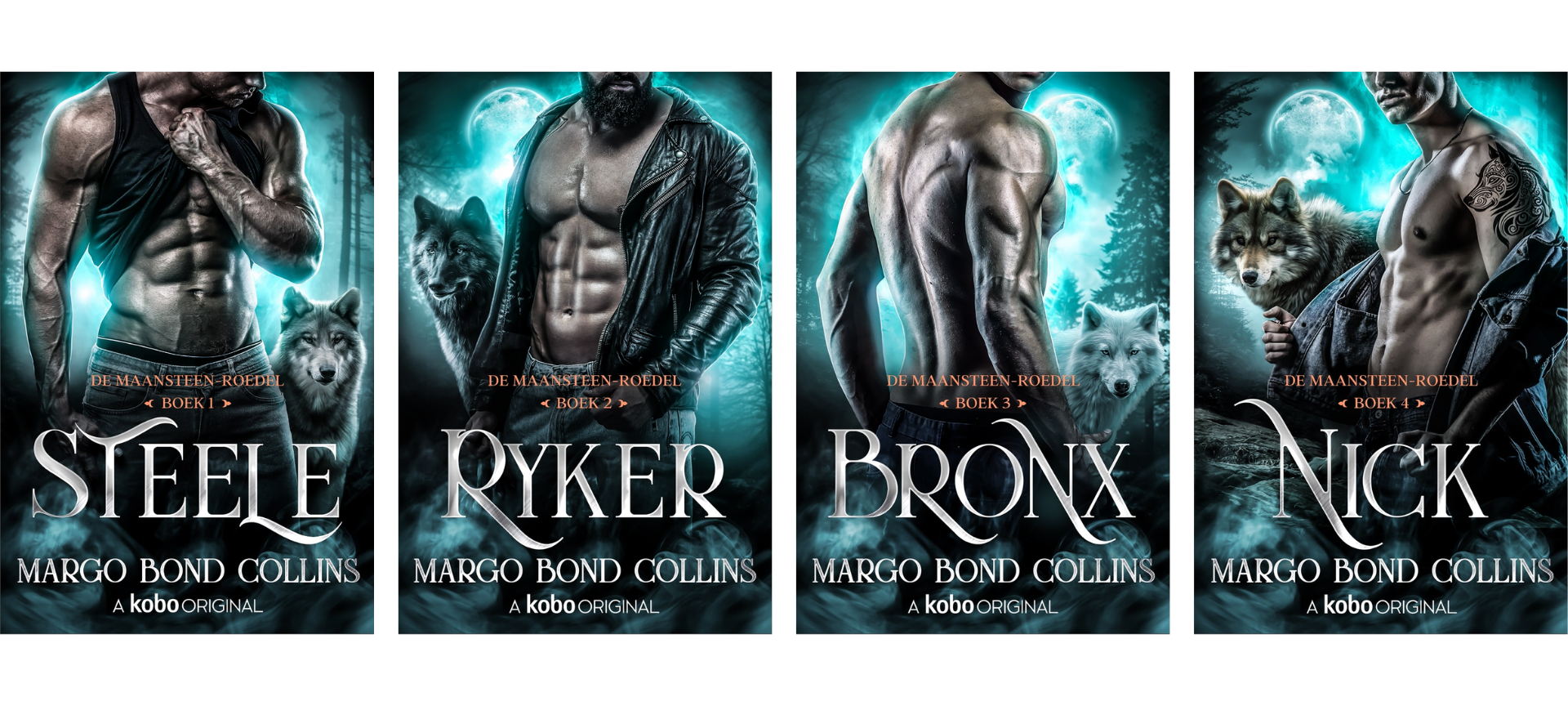 De maansteen-roedel-serie door Margo Bond Collins