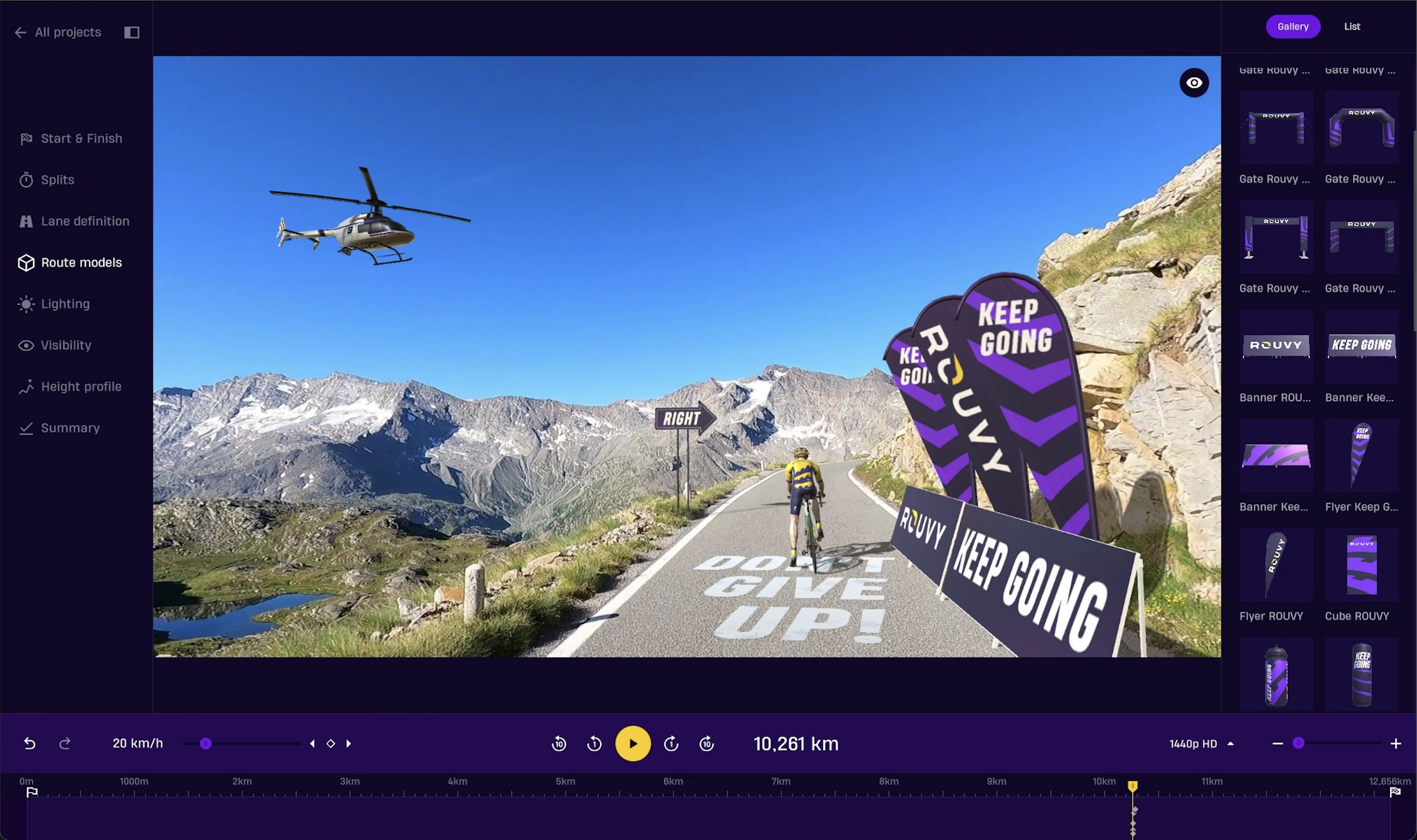 Introducing the new ROUVY Route Creator