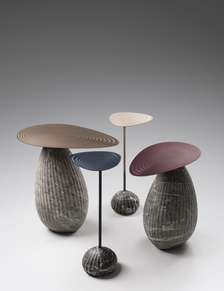 Ripple Side Tables and High Tide Drink Tables