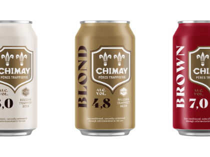 Chimay launches its first cans:  