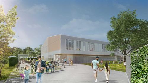 Nieuwe sporthal naast Park Groot Schijn: bouw gestart