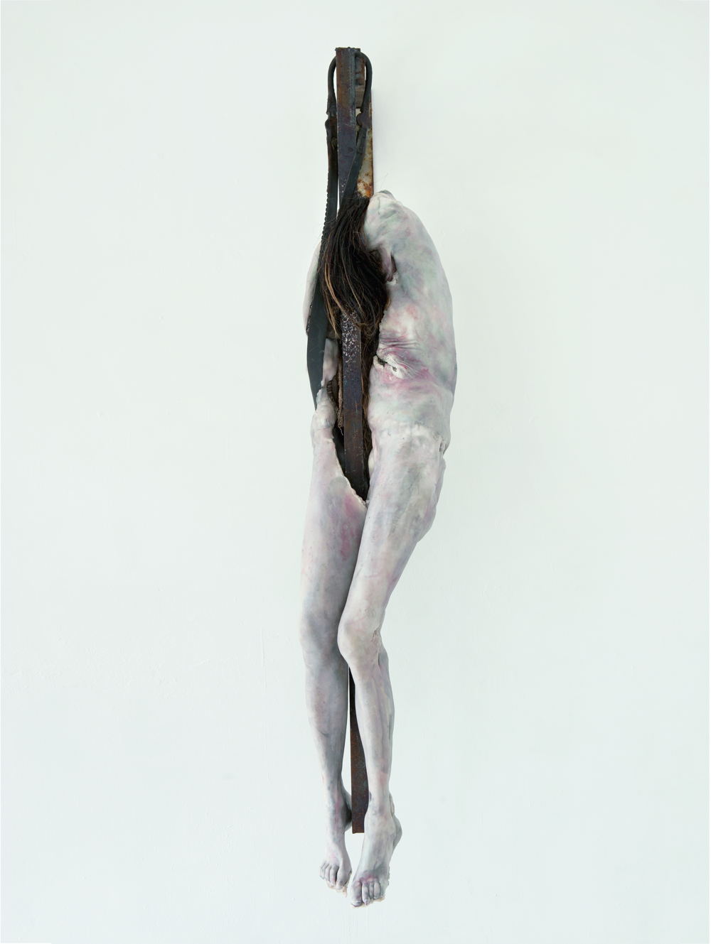 Berlinde De Bruyckere, Invisible beauty, 2011, wax, wood, horse hair, leather, iron, epoxy private Collection, Ghent, © Mirjam Devriendt