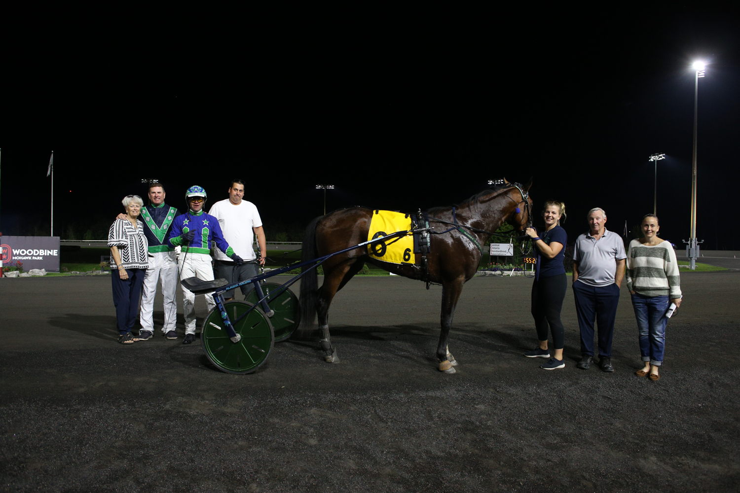 Winter Soldier in the winner's circle for the first William Wellwood Elimination on August 19, 2023 at Woodbine Mohawk Park (New Image Media)
