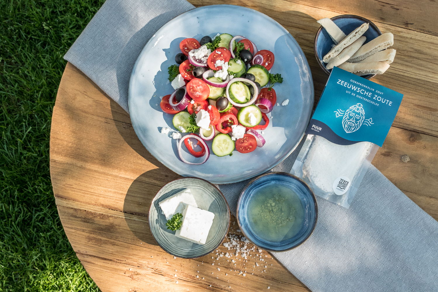 Griekse salade in de zomer (Fotocredit: Sanseefotografie.nl)