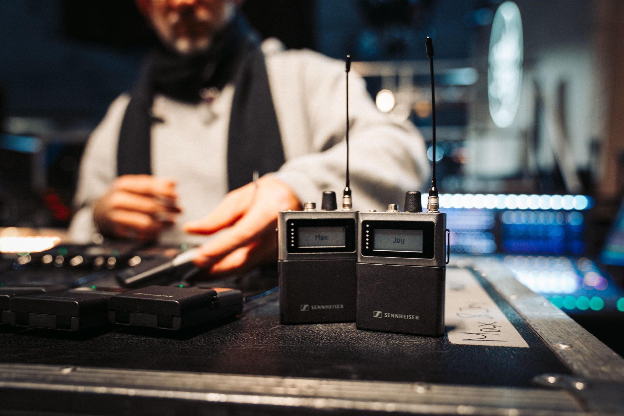 Kern provided Max and Joy, the musicians, and the backstage team with high-quality, low-latency in-ear sound Kern provided Max and Joy, the musicians, and the backstage team with high-quality, low-latency in-ear sound