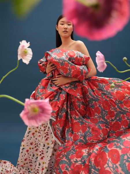 pattern Tea×LIBERTY/ Flower Afternoon OP