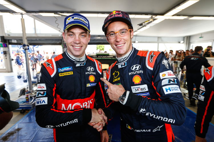 Hayden Paddon & Thierry Neuville