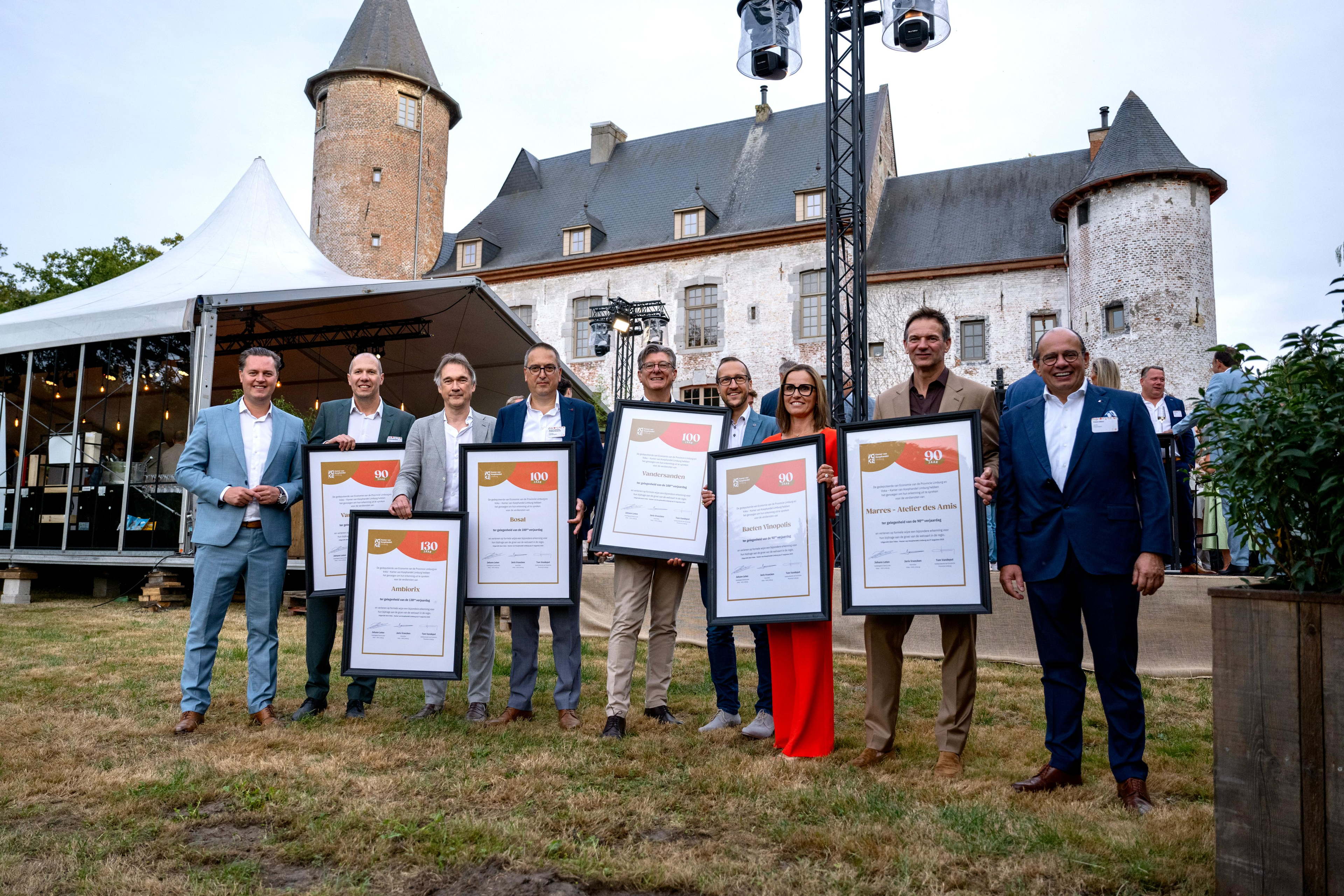 Zomerkasteelfeest 2025: meer dan 1.000 aanwezigen vieren duurzame kracht van Limburgs ondernemerschap
