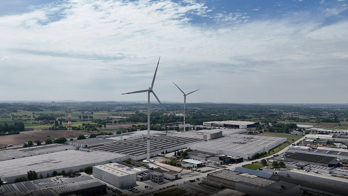 Twee ENGIE-windturbines bij Beaulieu in Kruisem officieel ingehuldigd