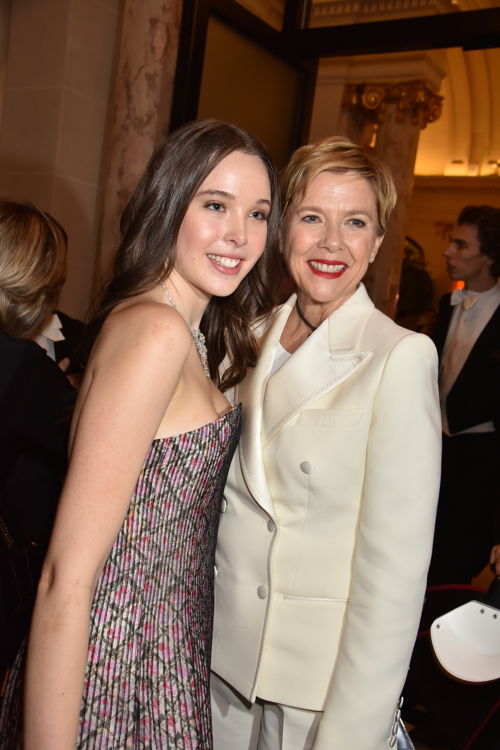 Ella Beatty (in Christian Dior and jewlery by Payal New York) and her mother Annette Bening, Photo by Jean Luce Huré