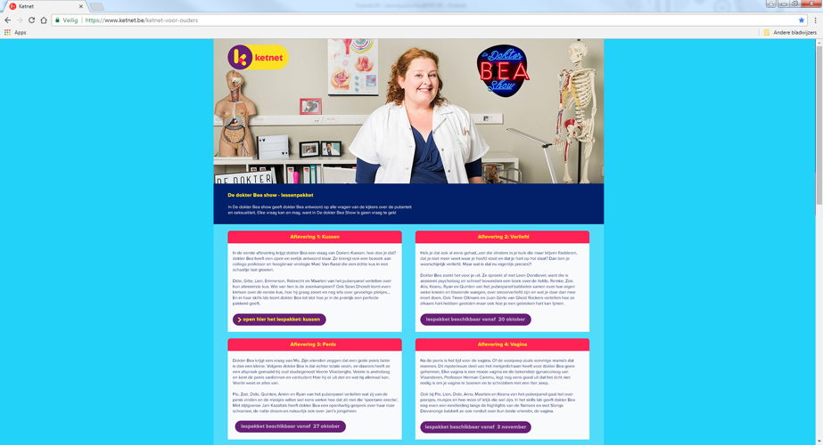 Dokter Bea op ketnetvoorouders.be