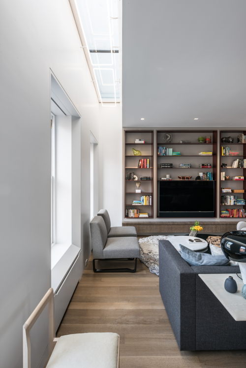 View of fifth floor. Photo by Alan Tansey.
