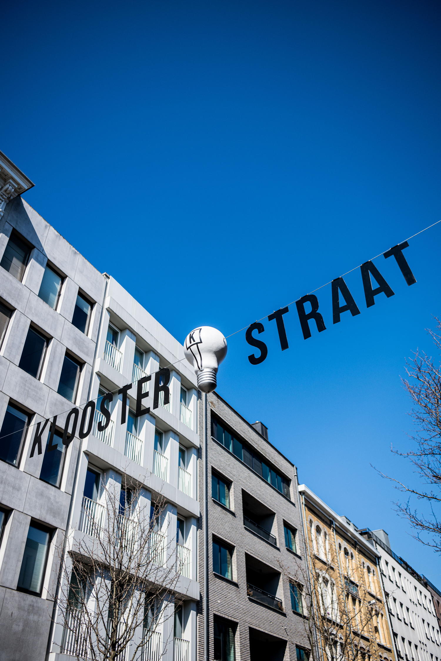 Overspanning Kloosterstraat, foto Dries Luyten