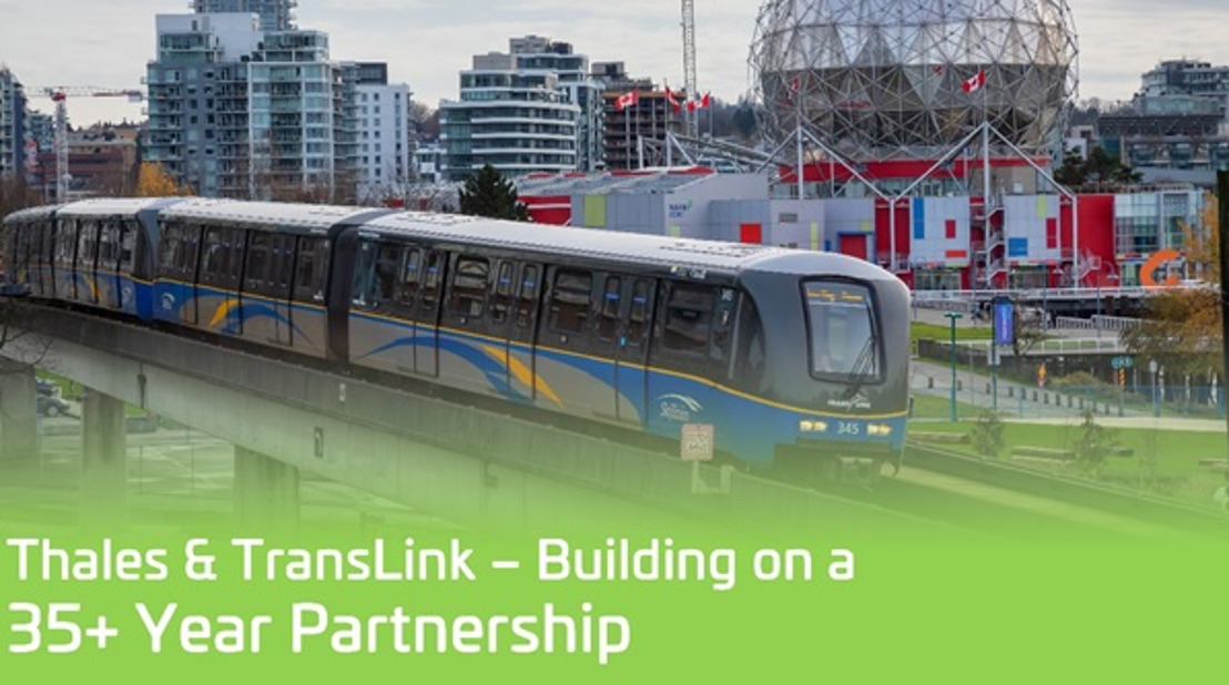 Thales et TransLink confirment deux nouveaux projets SkyTrain pour mieux desservir Metro Vancouver
