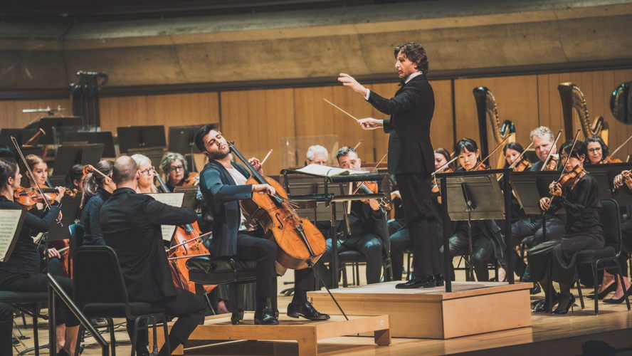 Kian Soltani and Gustavo Gimeno (Photos by Allan Cabral/Courtesy of the Toronto Symphony Orchestra)