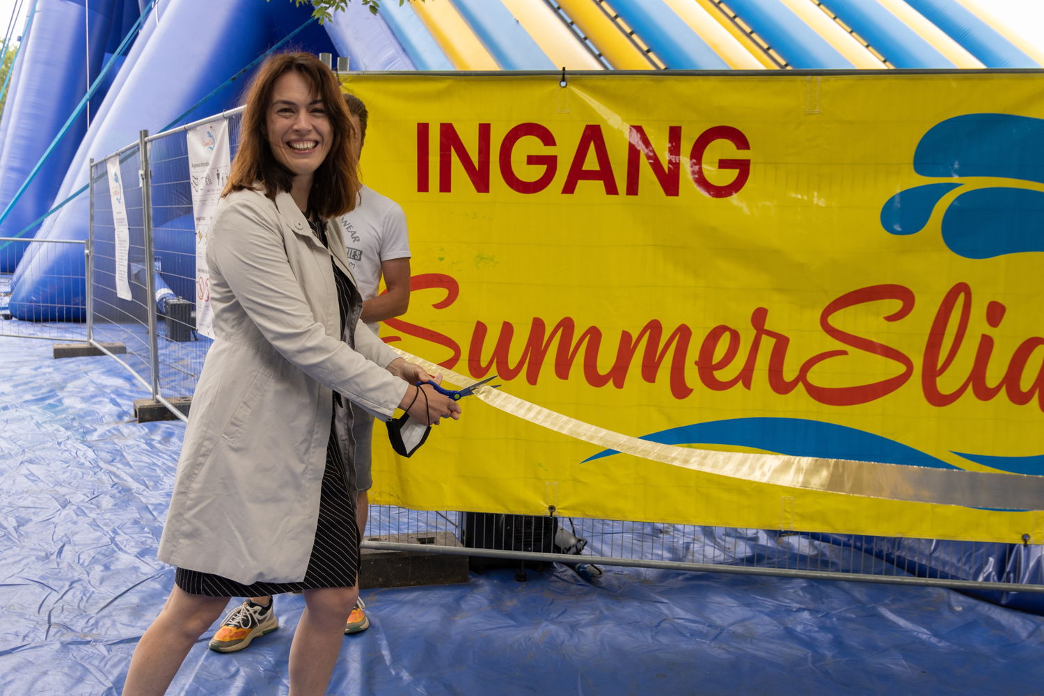 gedeputeerde An Vervliet opent de Monstersummerslide