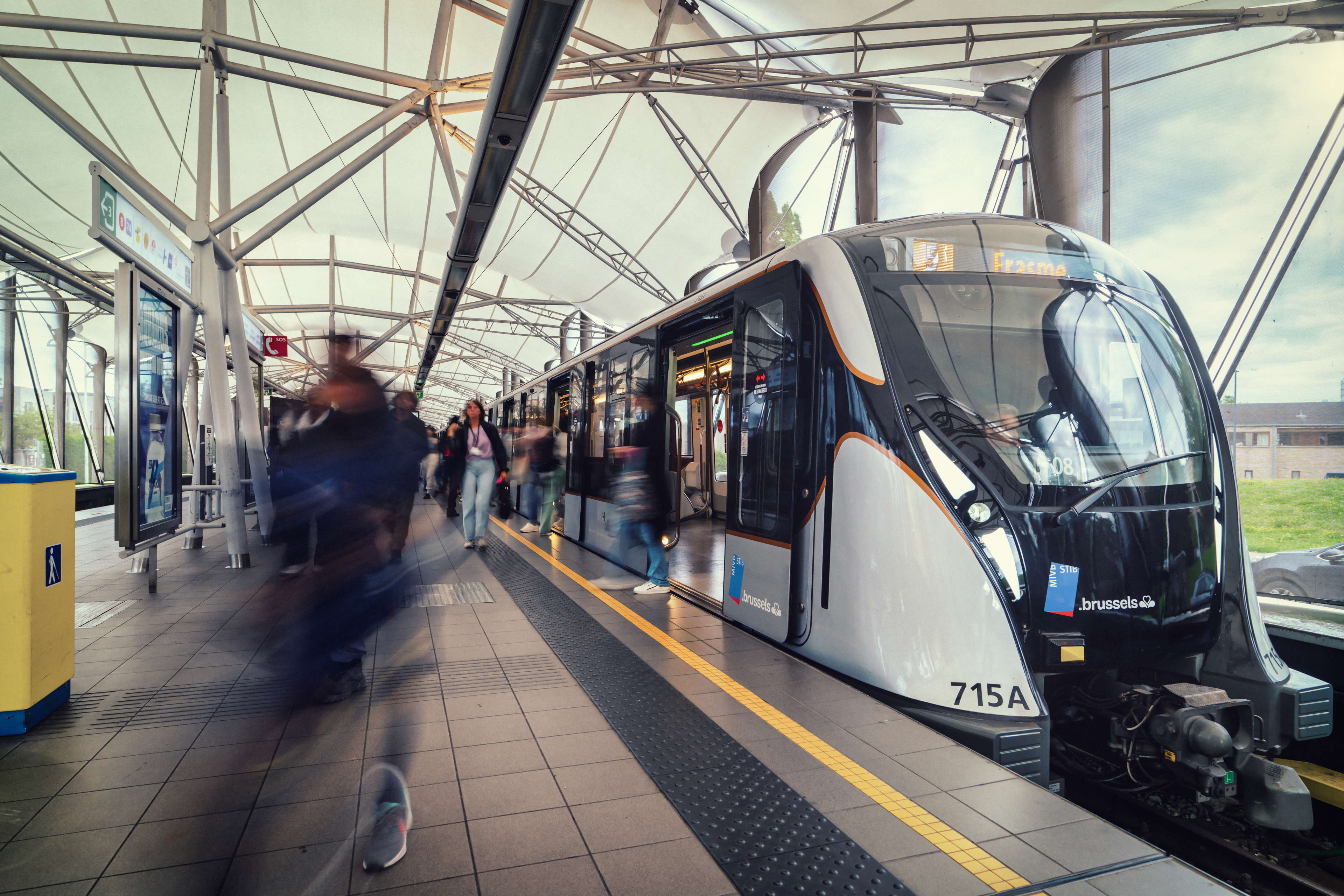 Modernisation du métro : la STIB teste sa nouvelle signalisation sur la ligne 5
