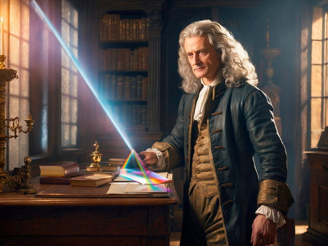 Sir Isaac Newton *AI Generated image AKG10834916 © akg-images