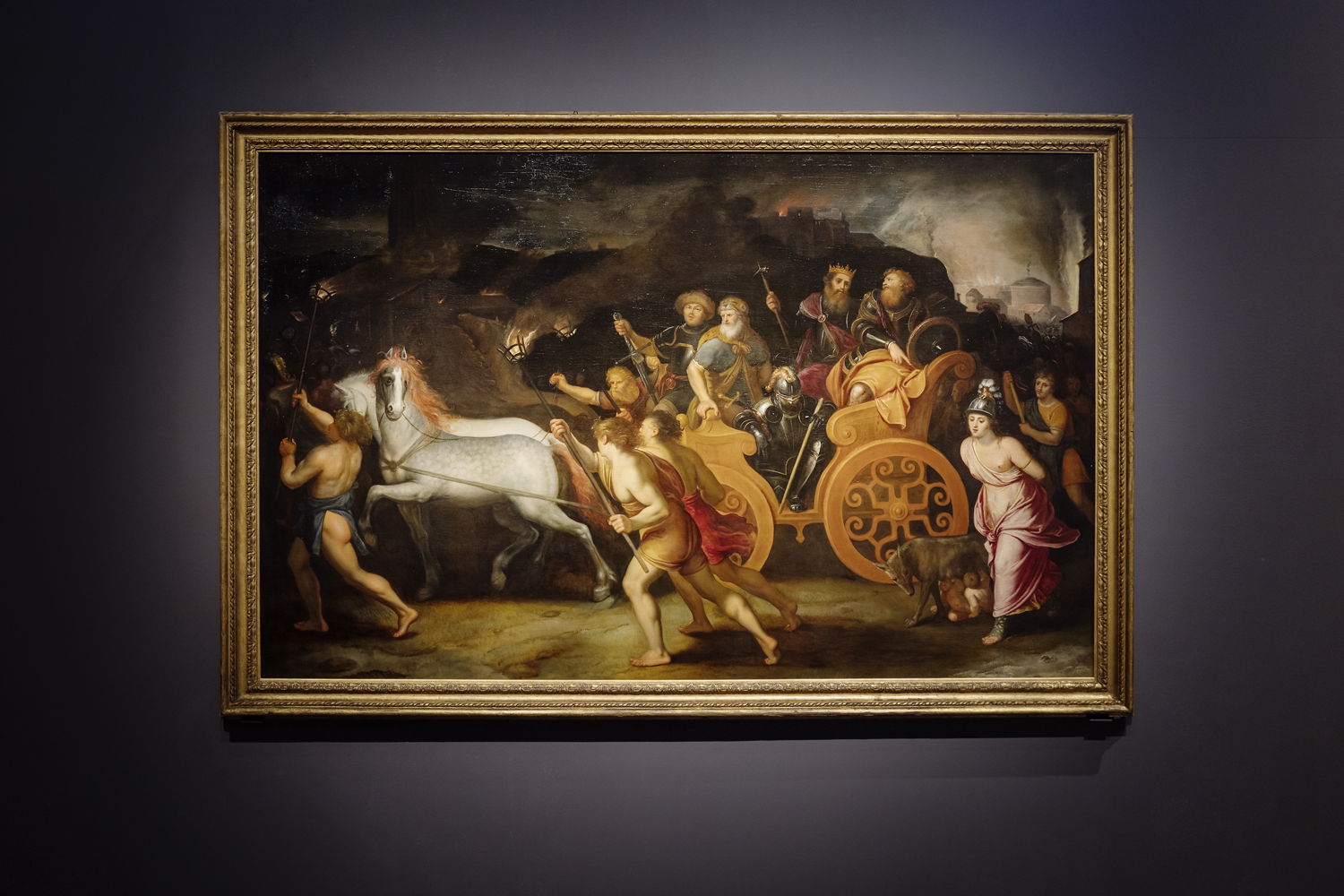 Otto van Veen, De inname van Rome, in langdurig bruikleen Rubenshuis, The Phoebus Foundation, foto Ans Brys