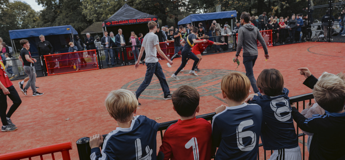 Belgische Voetbalbond onthult Belgian Red Court in Sint-Niklaas